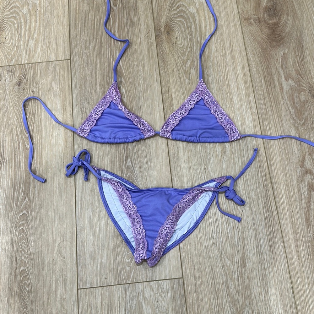 Ami Club lavender lace bikini